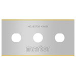 Martor 83730.35 Industrial Blade Stainless Steel Tin Coated 500 Pieces