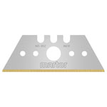 Martor 852.42 Spare Blade Stainless Steel Tin Coated Trapezoidal 5 Pieces