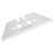 Martor 9970 Trapezoidal Blade Durable Steel 10 Pieces Pack