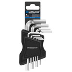 Matador 04409091 Allen Key Set 9-Piece 1.5-10mm Chrome Vanadium