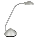 Maul 8200495 MAUL arc LED Desk Light Silver High Efficiency Compact Design