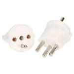 Max Hauri 135810 Fixed Adapter Converts German to Swiss Typ23 Plug