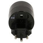 Max Hauri 167090 Travel Adapter EU to Swiss Child-Safe Temporary Use