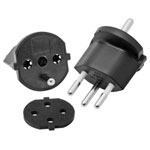 Max Hauri 167767 Adapter Piece Fixed 3-Pin Type 12 Black with Seal