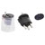 Max Hauri 169115 Fixed Adapter Piece Typ23/Earthing Contact Black