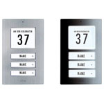 m-e modern-electronics 41067 Bell Panel Stainless Steel with LED Backlight