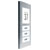 m-e modern-electronics 41067 Bell Panel Stainless Steel with LED Backlight