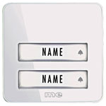 m-e modern-electronics 41078 Wireless Doorbell Two-Family Expandable.