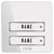 m-e modern-electronics 41078 Wireless Doorbell Two-Family Expandable.