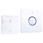 m-e 41094 Wireless Doorbell Set 8 Tones 200m Range Volume Adjustable