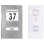 m-e modern-electronics 41137 Vistadoor Audio Intercom Kit Stainless Steel