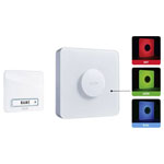 m-e modern-electronics 41144 Wireless Door Bell Set Backlit Expandable