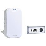 m-e modern-electronics 41154 Wireless Doorbell 36 Melodies 100m Range