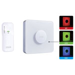 m-e 41162 Wireless Door Chime Set Backlit Converts Wired to Wireless