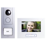 m-e modern-electronics 41174 VISTUS Video Intercom 7" Screen Silver