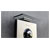 m-e modern-electronics 41261 Door Intercom Rain Shelter 76mm Steel/Glass