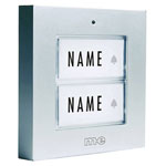 m-e 41274 Wireless Doorbell Transmitter Battery-Operated 2-Family Silver