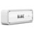 m-e 41290 Wireless Doorbell Button White Battery Operated Incl. Nameplate