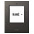 m-e 41303 Bell-500 Wireless Doorbell Transmitter Backlit Nameplate