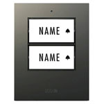 m-e 41305 BELL-500 Wireless Doorbell Transmitter Backlit Nameplate