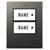 m-e 41305 BELL-500 Wireless Doorbell Transmitter Backlit Nameplate