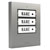 m-e 41306 BELL-500 Wireless Doorbell Button for 3-Family House