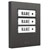 m-e 41307 BELL-500 Wireless Doorbell Button with Backlit Nameplate