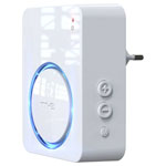 m-e 41401 Wireless Door Bell Receiver Illuminated Ring Battery-Powered