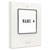 m-e 41430 Bell Button Backlit Incl. Nameplate White for 1-Family House