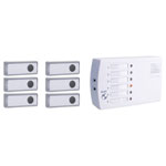 m-e FRS-106.1 Wireless Doorbell 36 Tones 6 Users Visual & Acoustic Alert