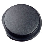 MEC 10U09 10U Series Cover Round Black 1 Piece