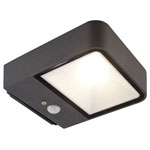 Megatron MT70019 Wandia Solar Wall Light 2W LED Black with Motion Detector