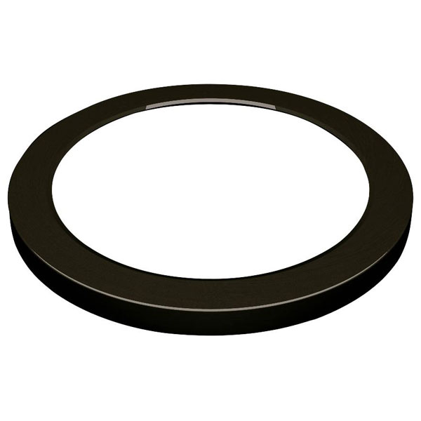Megatron MT76008 Pano Decorative Ring Black Nan Finish 1 Pc