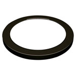 Megatron MT76008 Pano Decorative Ring Black Nan Finish 1 Pc