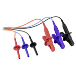 Megger 1008-022 Insulated Lead Set 3m Test Clip 5kV/10kV Silicon 3piece