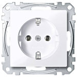 Merten MEG2301-0325 System M Socket White CEE 7/3 16 A Thermoplastic