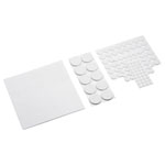 Metafranc WU0281170 Felt Slider Self-Adhesive White Circle 1 Set