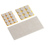 Metafranc WU0644896 Felt Slider Self-Adhesive Circular & Square Beige