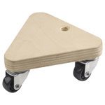 Metafranc WU0822140 Dolly 100kg Load Plywood 3 Swivel Casters
