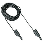 Metrel 20991116 A 1154 Test Lead Black 4 m for Earthing Measurement