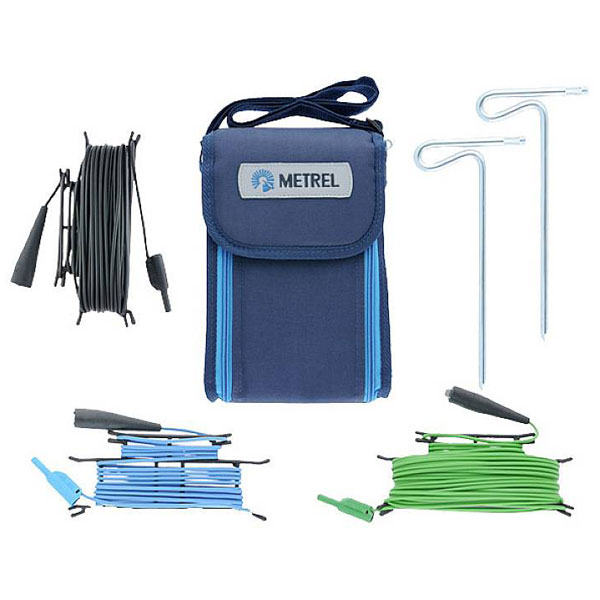 Metrel 20991191 S 2026 Grounding Set 20m Leads Earth Stakes Case