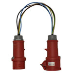 Metrel 20991861 Adapter CEE Connector 5-pin 16A for Leakage Current