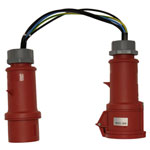 Metrel 20991862 Test Lead Adapter CEE Connector 5-Pin 32A Measuring Adapter
