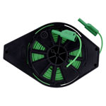 Metrel 20992982 Safety Test Lead 4mm Jack 50m Green Expandable