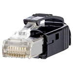 Metz Connect 1401505012-E RJ45 Connector Black Cat.6 Class EA 1 piece