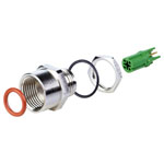 Metz Connect MMT361A115-0001 PCB Terminal Socket 4-Pin IP67 THR M12 Ethernet