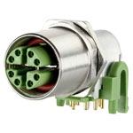 Metz Connect MMT471A315-0001 PCB Socket 8-Pin M12 IP67 Railway Use