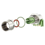 Metz Connect MMT471A315-0004 PCB Socket 8-Pin M12 IP67 10-Gbit Ethernet