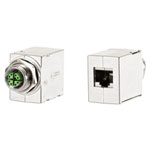 Metz Connect MWN811A415 Sensor/Actuator Connector M12-RJ45 IP67/IP20 Rail