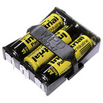 MPD BA3AApiece-UL94V-0 Battery Tray 3x AA 58x48x16mm Solder Lug Robust